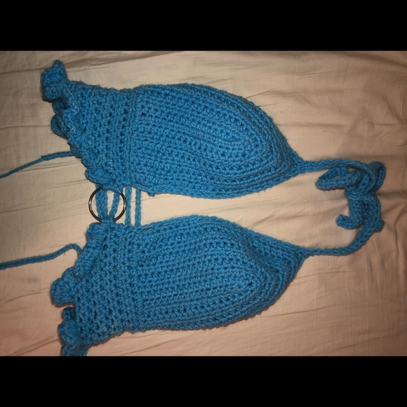 HAND MADE crochet beach top - Picture 2 of 5